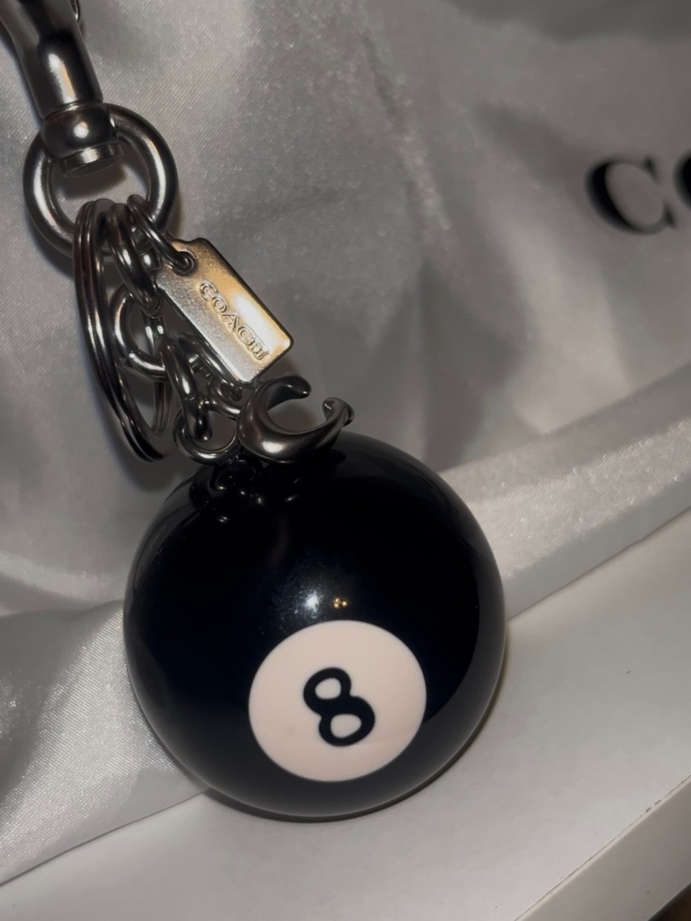 Coach Eightball Bag Charm